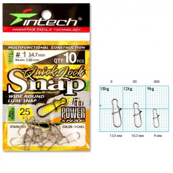 INTECH Quick Lock Snap 10 kom