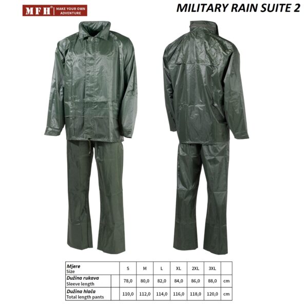 MFH Military dvodijelno kišno odijelo