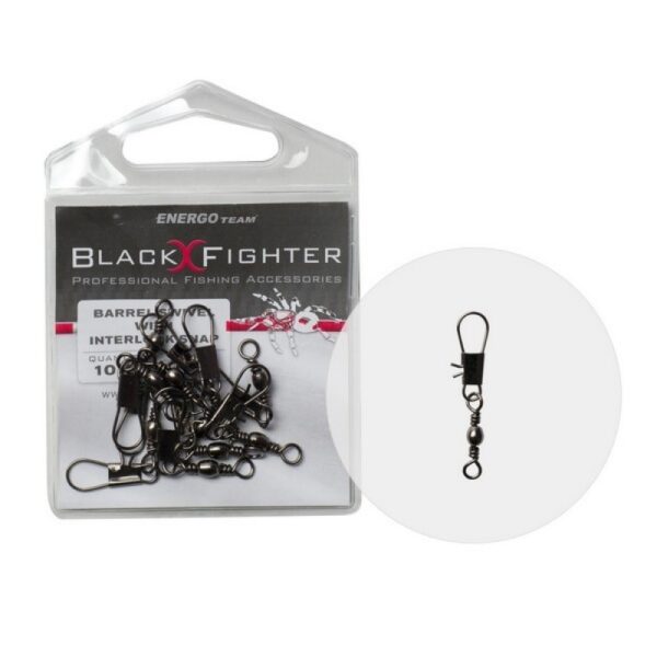 BLACK FIGHTER interlock kopča sa vrtilicom #8