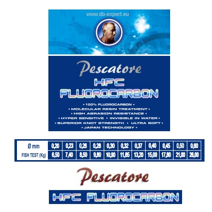 pescatore hfc fluorocarbon 50m