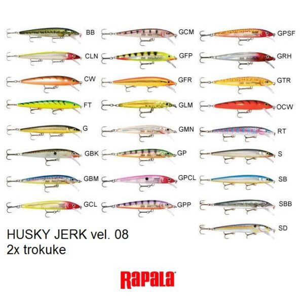 Varalica RAPALA Husky Jerk HJ-08