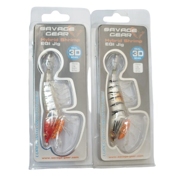 Varalica za lignje SG 3D Hybrid Shrimp EGI JIG - Slika 2