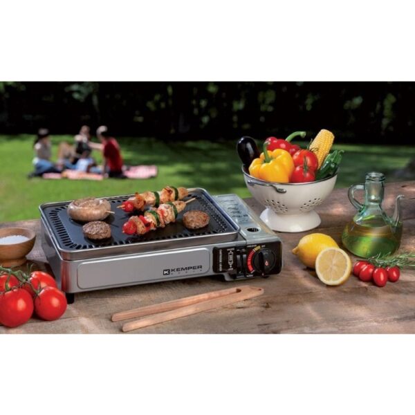 KEMPER Plancha roštilj na plinsku kartušu art. 104998 - Slika 2