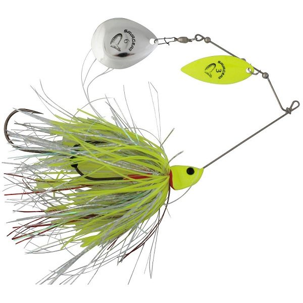 SG DA´BUSH SPINNERBAIT 32g Yellow silver holo flame