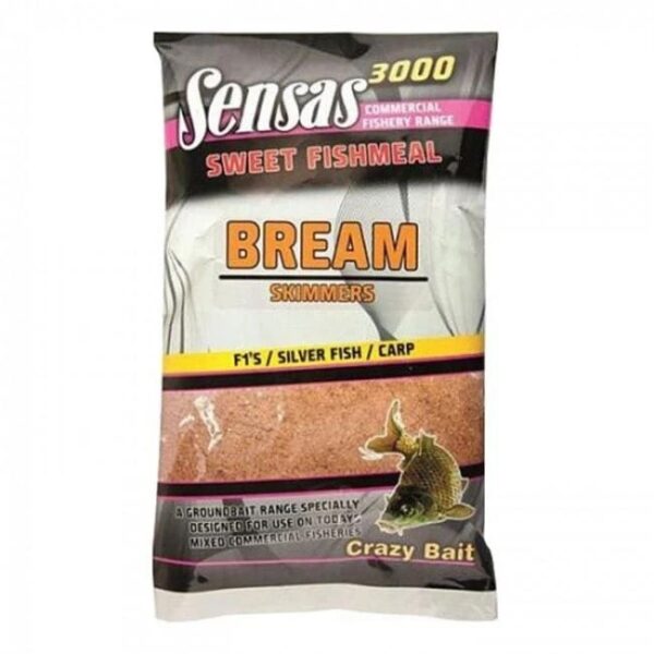 SENSAS 3000 Sweet Fishmeal BREAM 1kg