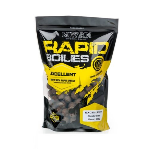MIVARDI Rapid Boilies Excellent - Monster Crab (950g 20mm)