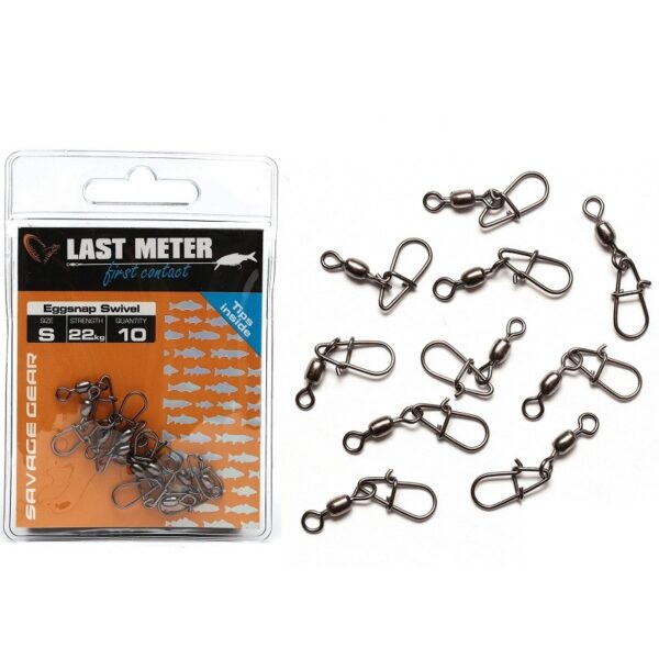 SAVAGE GEAR Eggsnap Swivel (10 kom)