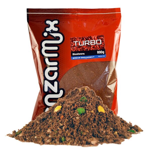 BENZAR Mix Turbo Groundbait Bloadworm 800gr