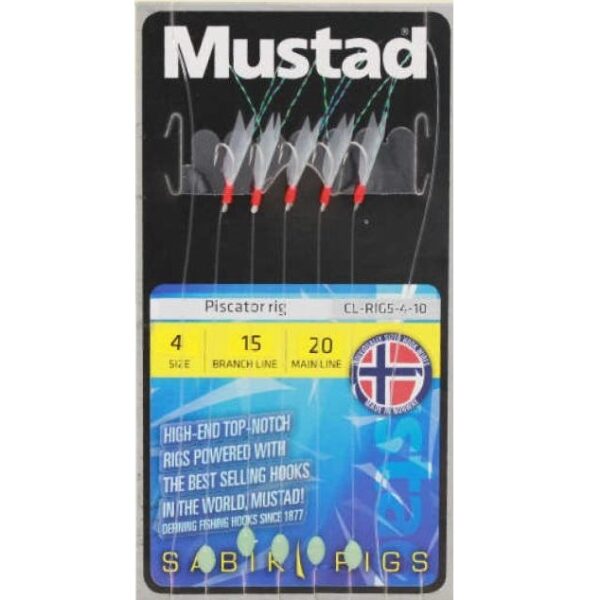 MUSTAD Sabiki Rigs CL-RIG5 Piscator Rig