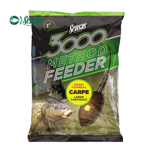 SENSAS 3000 Method Feeder Sweet Fishmeal Carpe 1kg