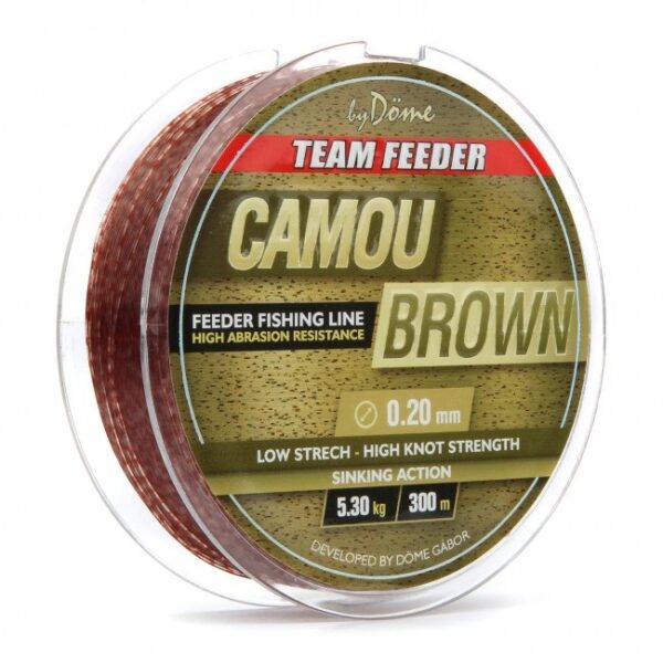 By Döme TEAM FEEDER Camou Brown Line 300m