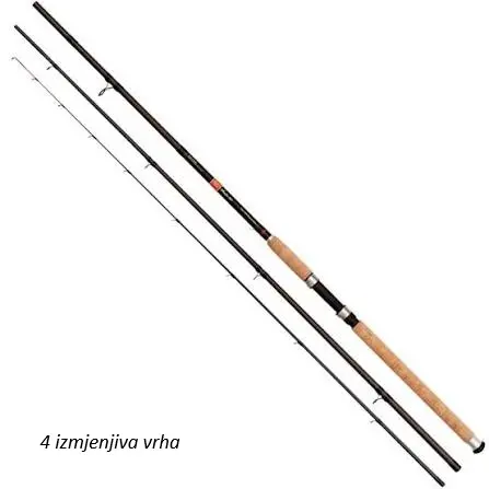 MIKADO Golden Bay Feeder 390cm 140gr - 4 izmjenjiva vrha za feeder