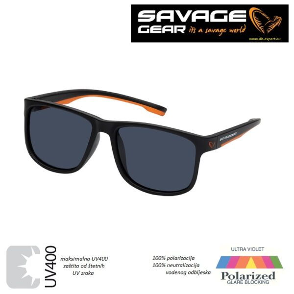 savage gear SAVAGE1 POLARIZED SUNGLASSES BLACK