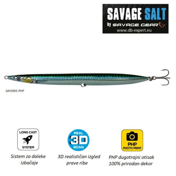 SAVAGE GEAR Sandeel Pencil SW 90mm 13gr Sayoris PHP