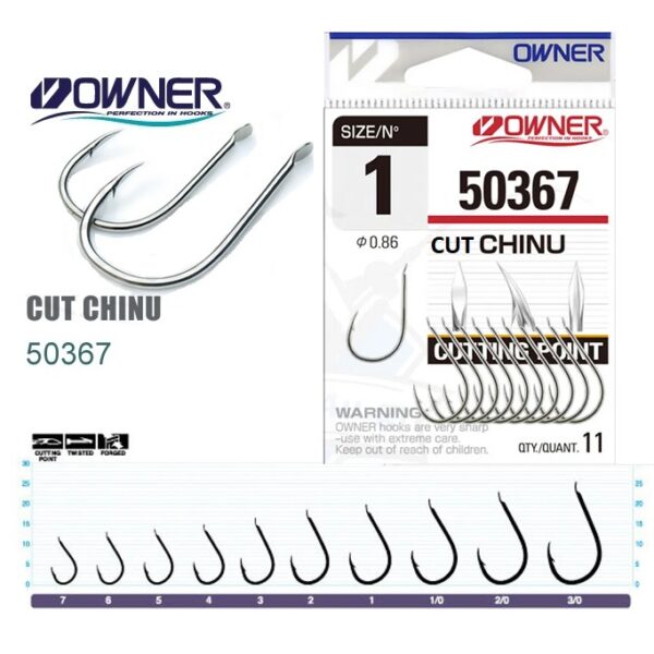 Udice OWNER 50367 Cut Chinu