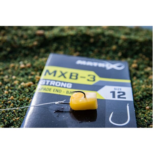 MATRIX MXB-3 Strong Spade End Barbed Hooks x10 - Slika 2
