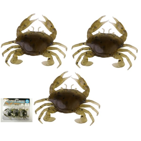 SG 3S LB Maniac Crab 7.5cm (3xTan Crab)
