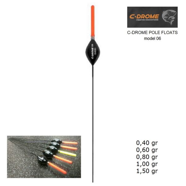 PRESTON Innovation C-DROME Pole Float model 06