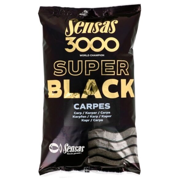 SENSAS Super Black CARPES 1kg ref. 11562
