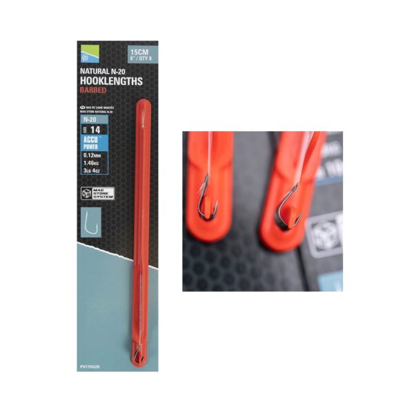 PRESTON INNOVATIONS Natural Hooklengths N-20