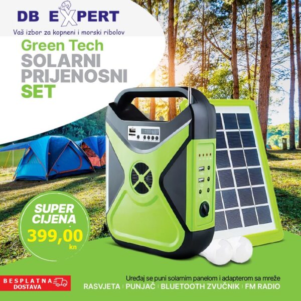GREEN TECH Solarni prijenosni set SPS-300