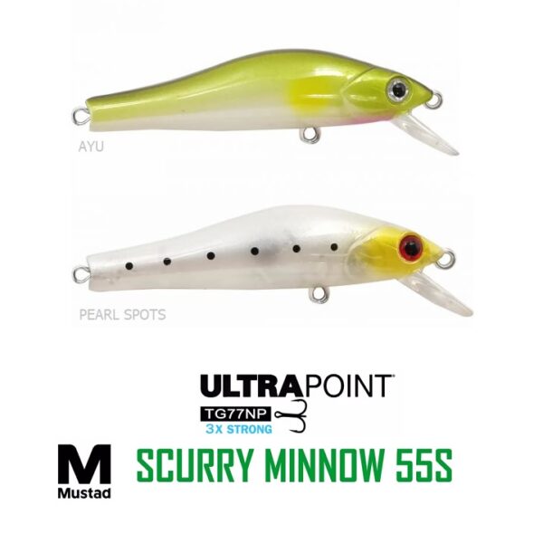 MUSTAD Scurry Minnow 55S