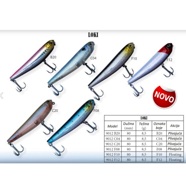 OKUMA Loki 80mm 8,5gr