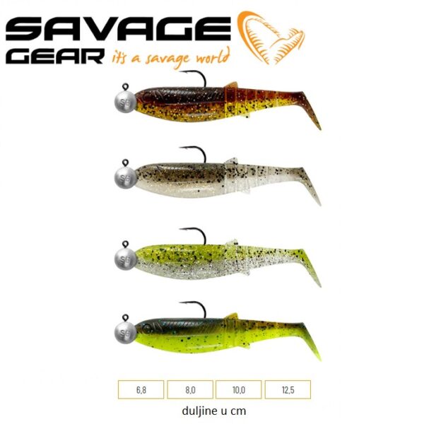 SG Cannibal Shad ClearWater MIX 4+4 PCS
