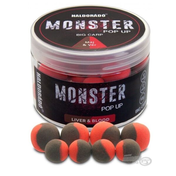 HALDORÁDÓ MONSTER Pop Up Big Carp Jetra i krv 13-17mm