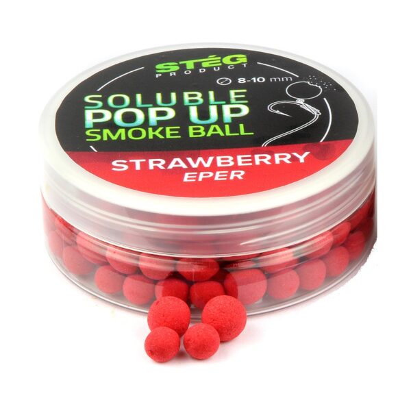 STÉG Product Soluble Pop Up Smoke Ball 8-10mm Strawberry