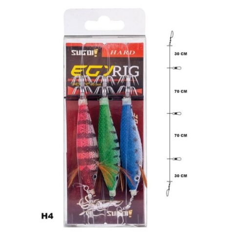 SUGOI Soft Egi Rig Hard Tataki H4
