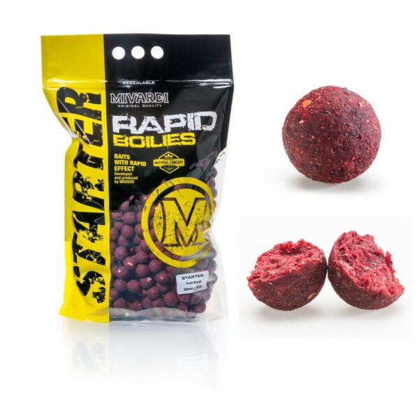 MIVARDI Rapid Boilies Starter Fruit Bomb 3500gr 20mm