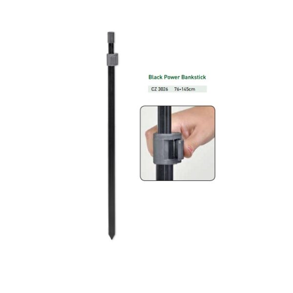 CARP ZOOM Black Power Bankstick 76-145cm CZ3026