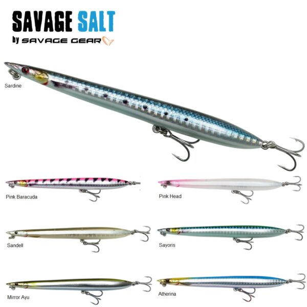SAVAGE SALT Sandeel Surf Walker 12.5cm 10gr Floating