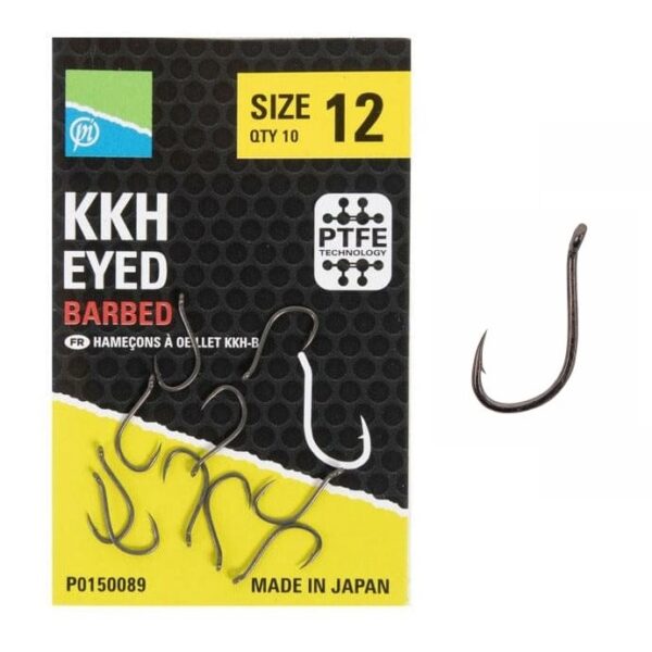 PRESTON Innovations KKH Eyed Barbed Hooks