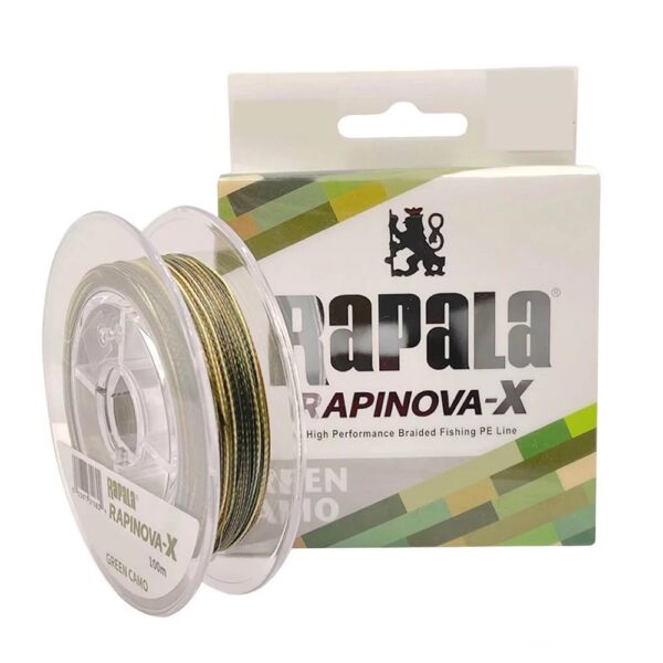 RAPALA Rapinova-X Green Camo 100m