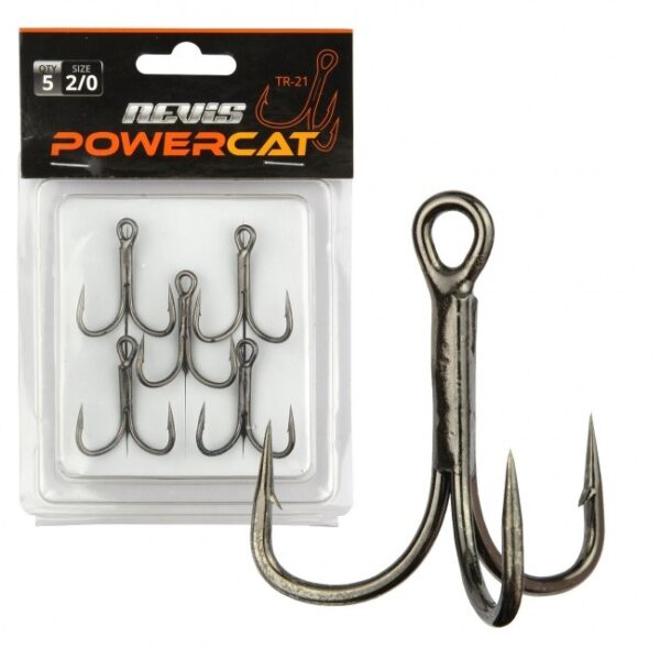 NEVIS PowerCat Treble Hooks TR-21
