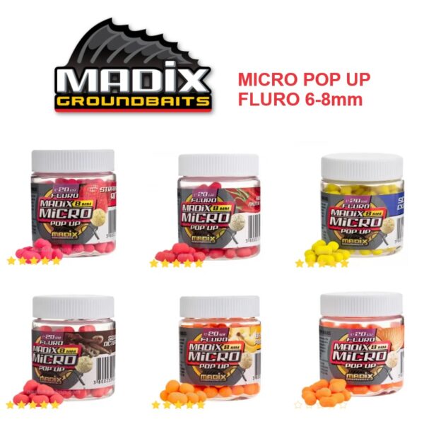 MADIX Micro PopUp Fluro 6-8mm 20gr