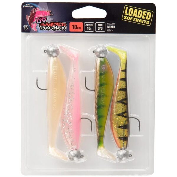 FOX RAGE UV Zander Loaded 12cm 12gr 4/0 (4 kom)