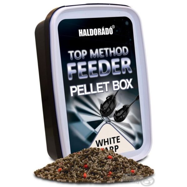 HALDORADO Top Method Feeder Pellet Box WHITE CARP