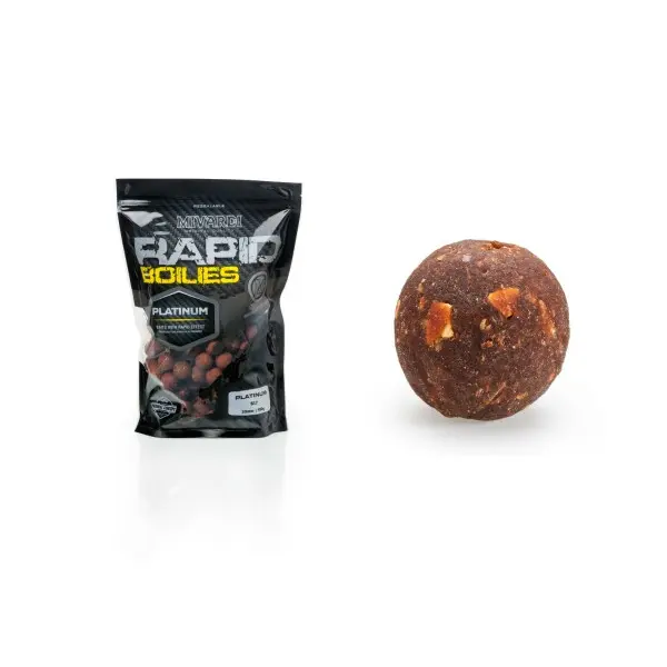 MIVARDI Rapid Boilies Platinum - B17 PAKIRANJE 250GR LOVNIH BOILI U DIMENZIJI 16MM