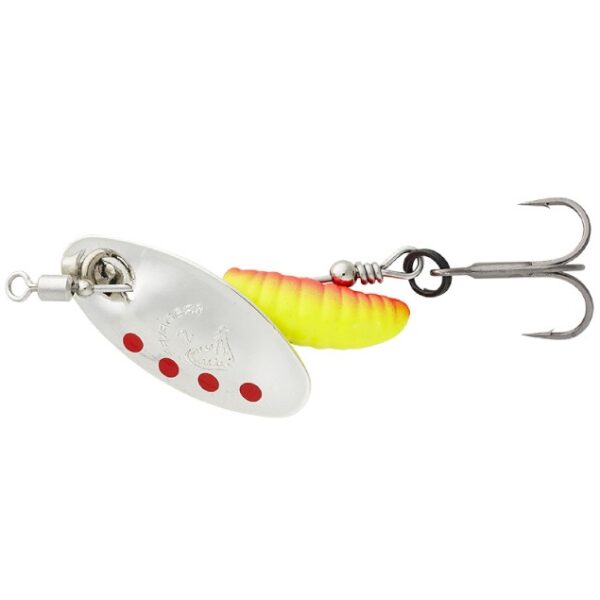 SG Grub Spinner #0 2.2g Sinking Silver Red Yellow 82454