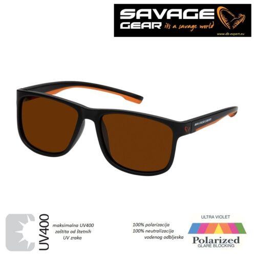 savage gear SAVAGE1 POLARIZED SUNGLASSES BROWN