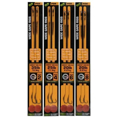 FOX Edges Wide Gape Camotex Semi Stiff