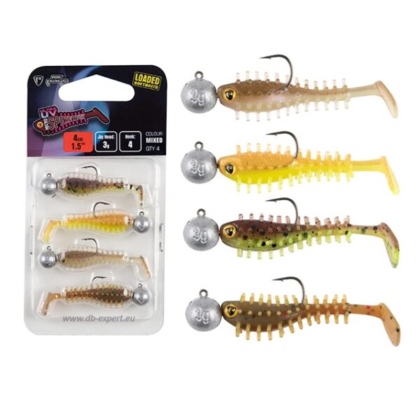 FOX RAGE ULTRA UV MICRO SPIKEY LOADED LURE PACK NMC041