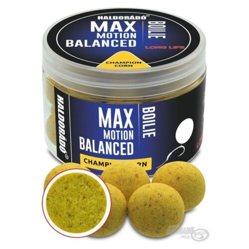 HALDORÁDÓ MAX MOTION Boilie Balanced 20 mm Champion Corn