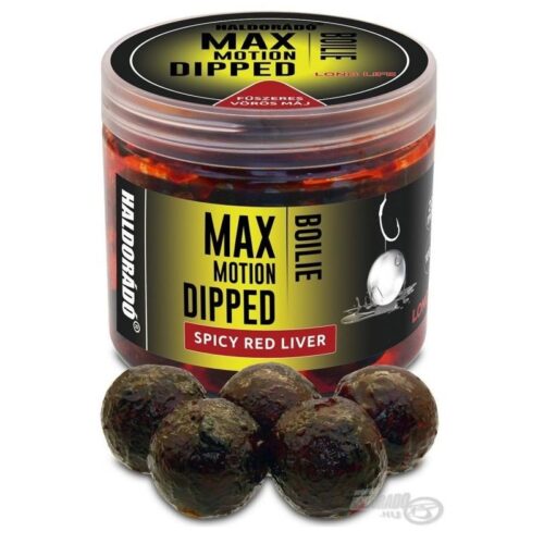 HALDORADO MAX MOTION Boilie Dipped 20 mm Spicy Red Liver