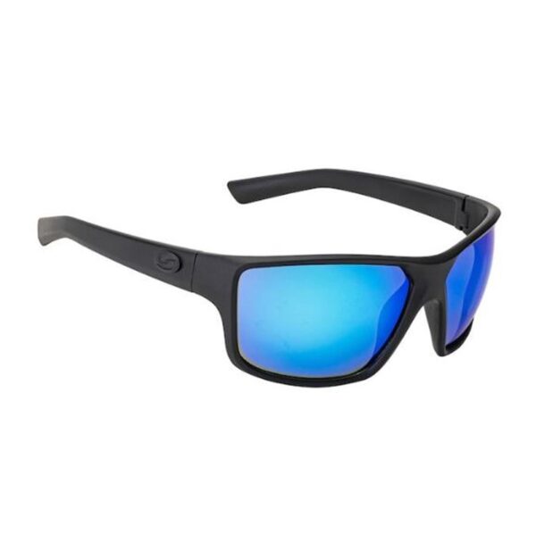 STRIKE KING S11 Optics Clinch Black Frame Blue Mirror