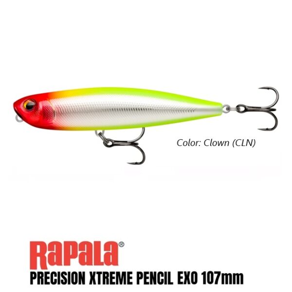 RAPALA Precision Xtreme Pencil Exo RXPRE107 CLN