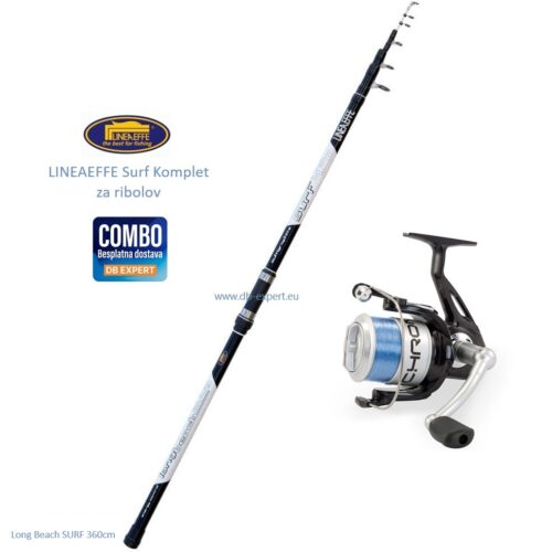 lineaeffe surf komplet za ribolov 360cm - najbolji surf ribolovni komplet u hrvatskoj